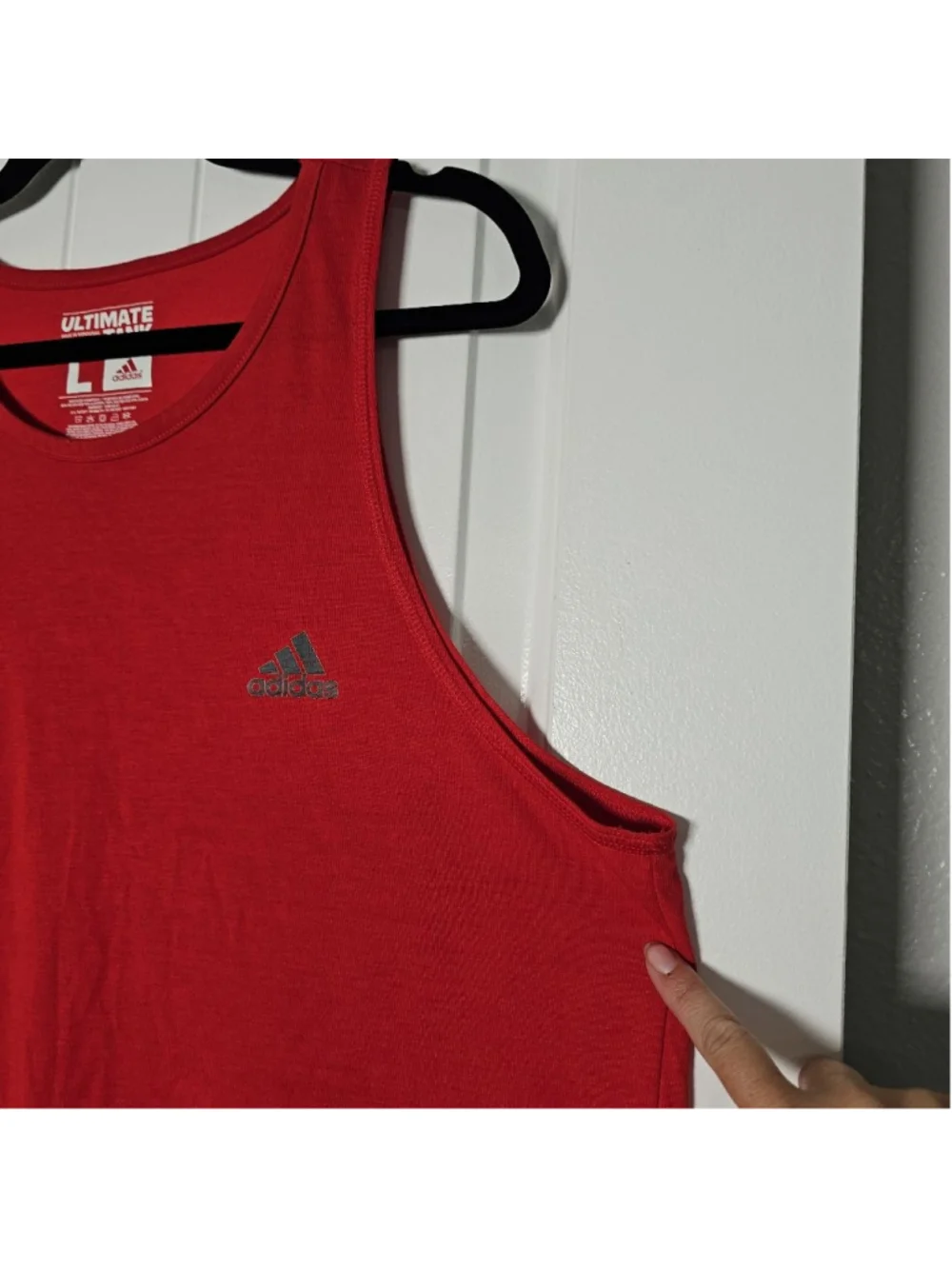 Adidas lg red tank top